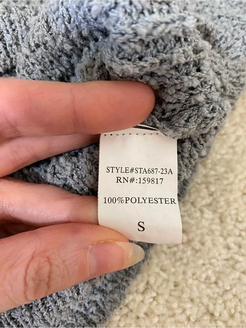 Altar’d State Sage Green V-Neck Women's Sweater - Lightweight Knit Size S - Picture 7 of 8